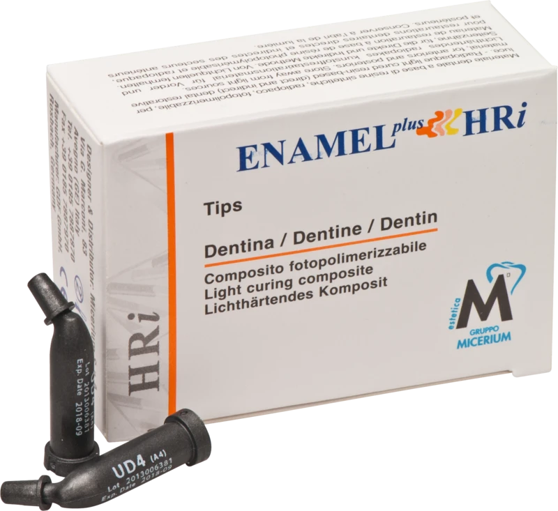 ENAMEL plus HRi®  Packung  14 x 0,3 g Minifill dentin UD4-A4