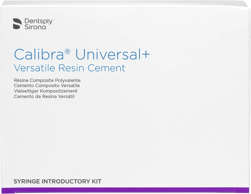 Calibra® Universal+   Intro Kit  5 x 4,5 g Automix Spritze, 50 Mixing Tips