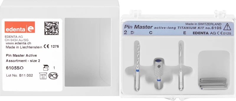 PIN Master, Aktiv  Sortiment  10 Stück blau Ø 1,5 mm, L 16,5 mm