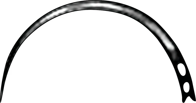 Chirurgische Nähnadeln  Packung  12 Stück Dreieckskörper, gebogen, Figur 4