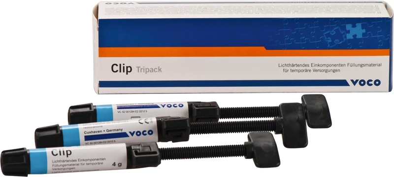 Clip  Packung  3 x 4 g Spritze
