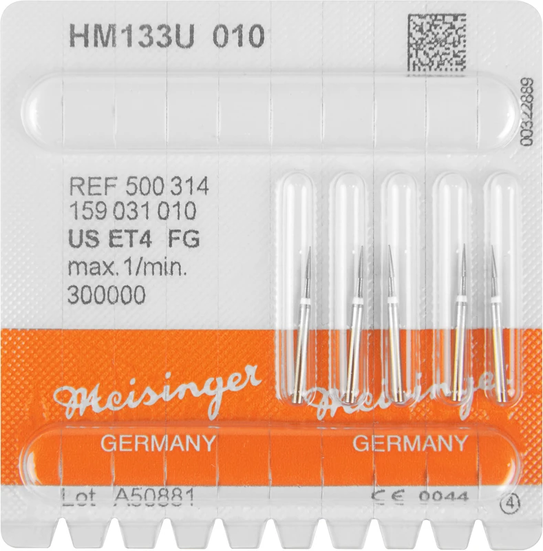 HM-Finierer 133  Packung  5 Stück weiß ultra fein, FG, Figur 159, 4,2 mm, ISO 010