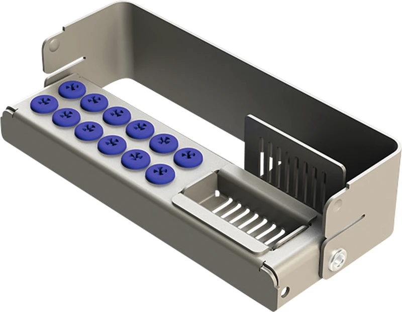 PLUG IN PLUS  Stück  für 12 Instrumente, blau, 10,3 x 2,7 x 3,2 cm