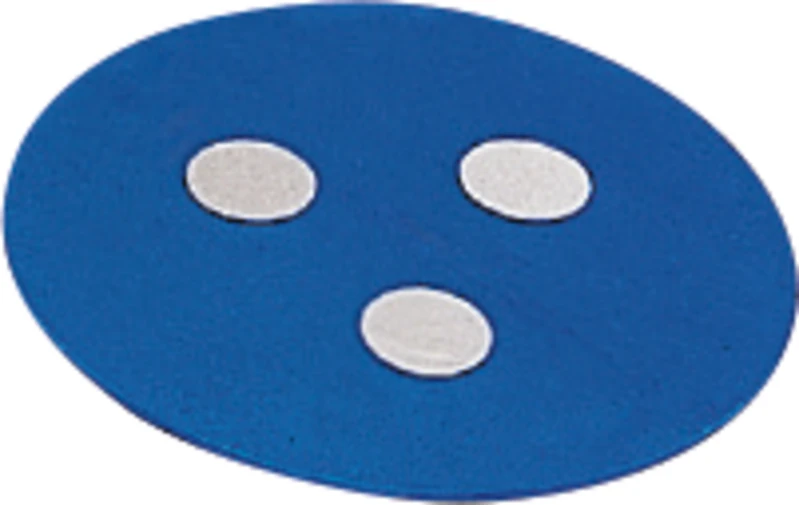 BIOPLAST® MULTICOLOR  Packung  10 Stück Ø 125 mm, Stärke 3 mm, white dots