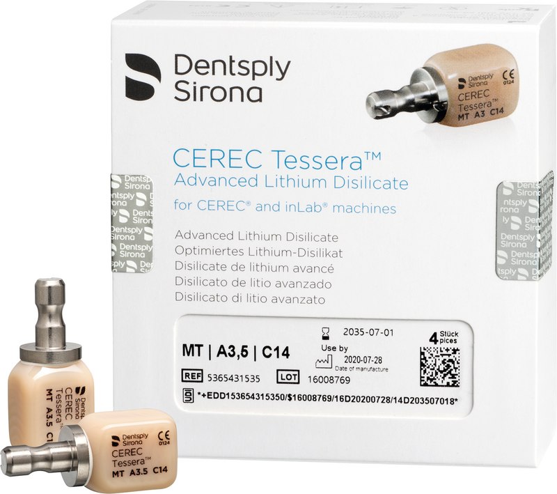 CEREC Tessera  Nachfüllpackung  4 Stück Größe C14, A3,5 MT