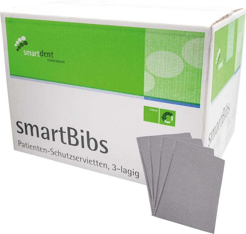 smartBibs  Karton  500 Stück grau