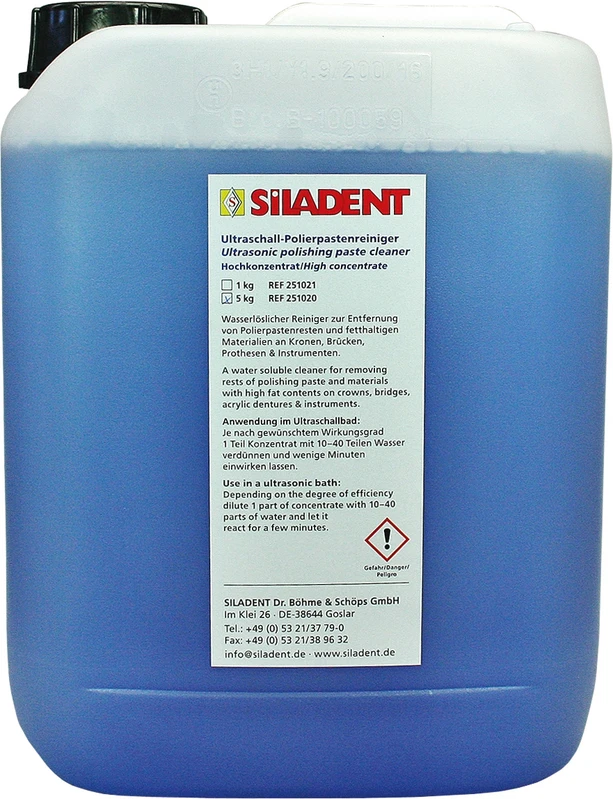 Ultraschall-Polierpastenreiniger  Flasche  5 kg
