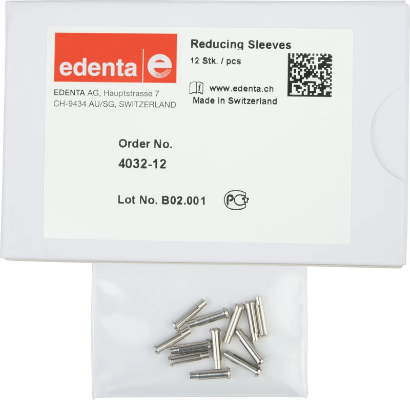 Spannzangen-Einsätze  Packung  12 Stück Ø 2,35 mm auf Ø 1,60 mm