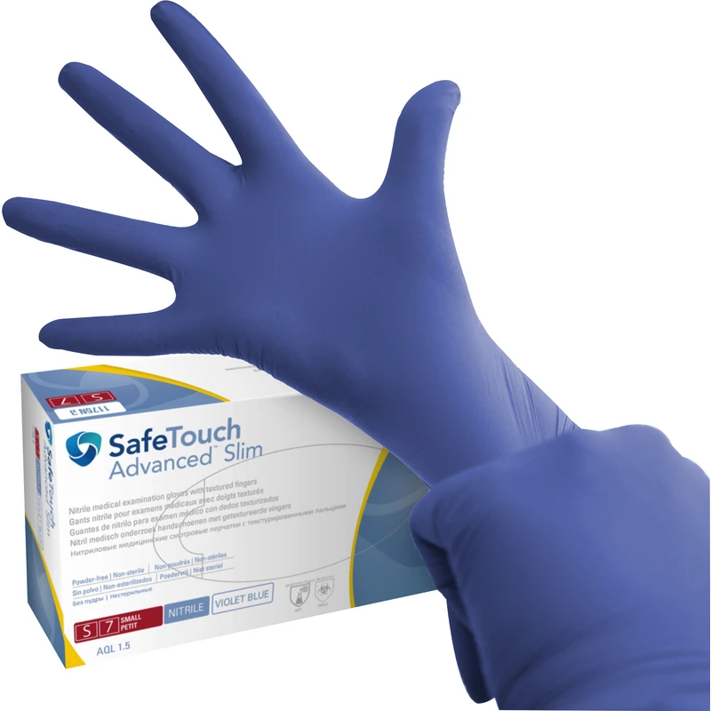 Medicom® SafeTouch® Advanced Slim  Packung  100 Stück puderfrei, violettblau, S