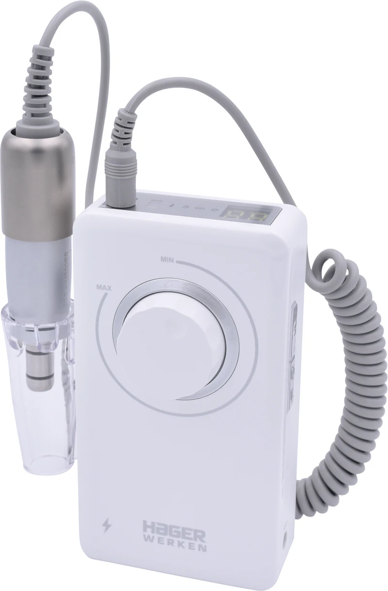 Bravo Portable II Plus  Stück  inklusive Ladegerät, Handstück-Ablage, Fußschalter, Steuerbox mit Clip