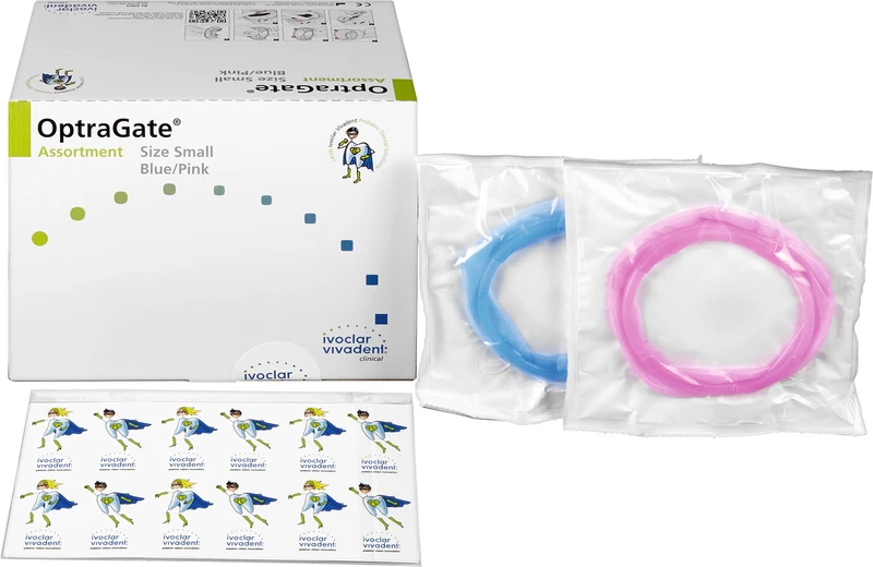 OptraGate®  Packung  2 x 20 Stück small (blau, pink)