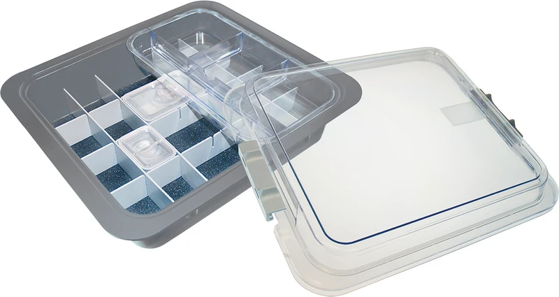 Komplette Materialwanne  Sortiment  1 Materialwanne grau inklusive Zubehör