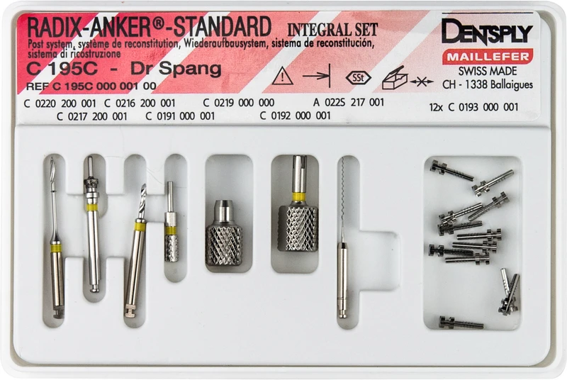 RADIX-ANKER-STANDARD  Set  Edelstahl Gr. 1