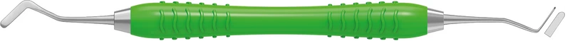 Füllspatel Colori Silikon LS   Stück  Breite 1,5 \ 1,5 mm, Silikongriff, grün