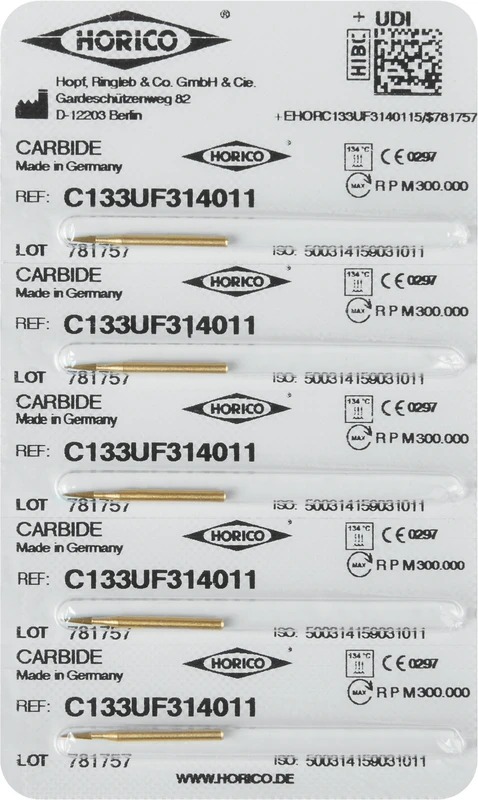 HM-Finierer C133UF  Packung  5 Stück FG, Figur 159, 3,5 mm, ISO 011
