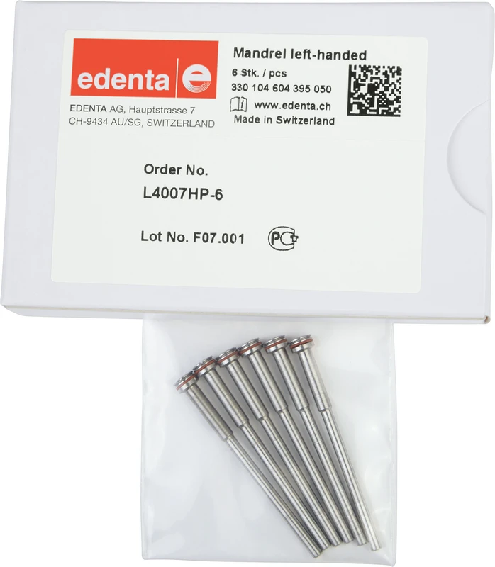 Schraubmandrelle 305RF  Packung  6 Stück HP, Linkshänder, 3 mm, ISO 050