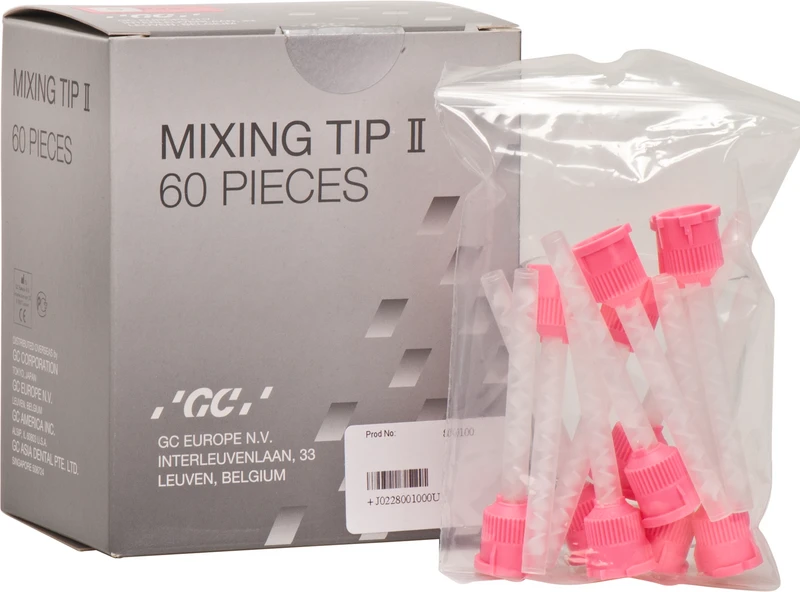 GC EXAMIX NDS MIXING TIPS  Packung  60 Stück II rosa, Gr. S