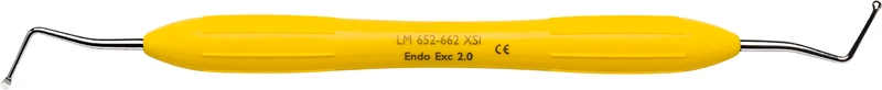 LM Wurzelkanalexkavatoren   Stück  gelb, Ø 2 mm,   LM-ErgoMax Griff