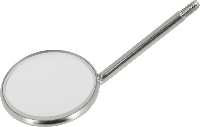 SEplus Mundspiegel  Packung  12 Stück SS-Stiel 4 plan, Ø 22 mm