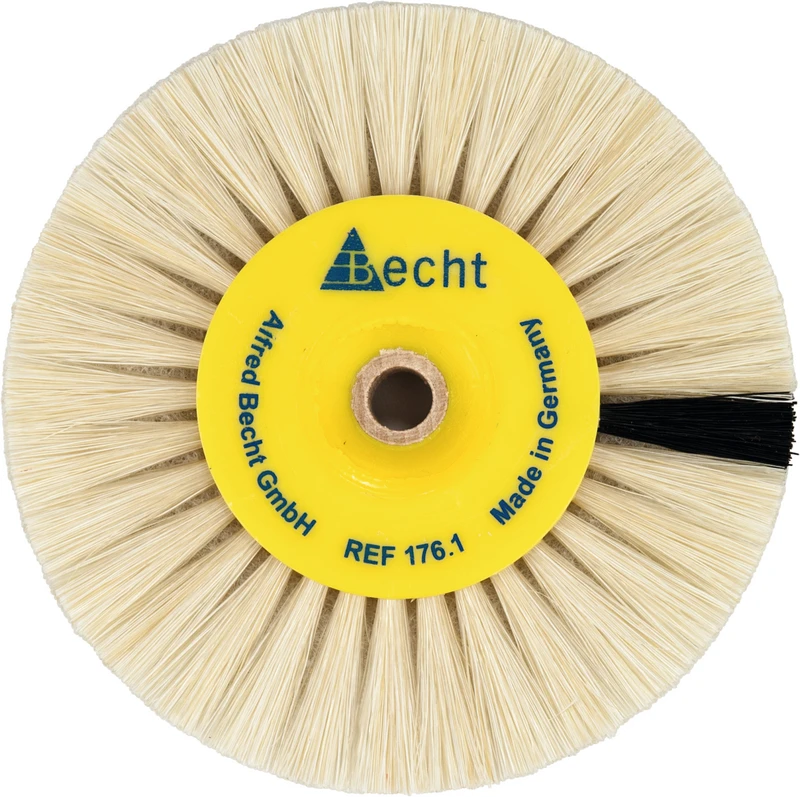 Einlagen-Rundbürste  Stück  3 Reihen Nylon-Borsten, 2 Reihen Vlies, Ø 40\80 mm