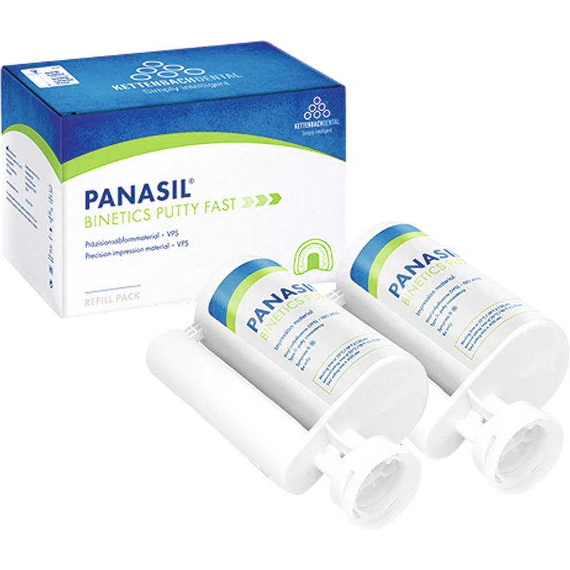 Panasil® binetics Putty   Refill Packung  2 x 380 ml Doppelkartusche Putty Fast