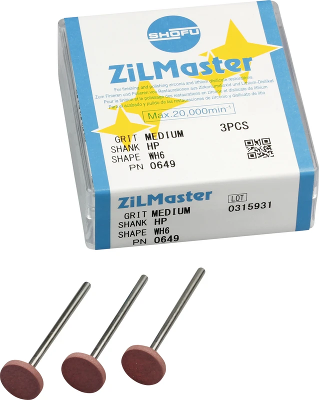 ZiLMaster  Packung  3 Stück HP, blau medium, WH6, ISO 120