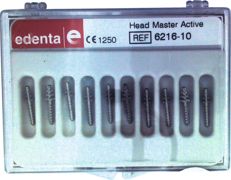 HeadMaster konisch, Aktiv  Packung  10 Titanstifte Gr. 4, kurz