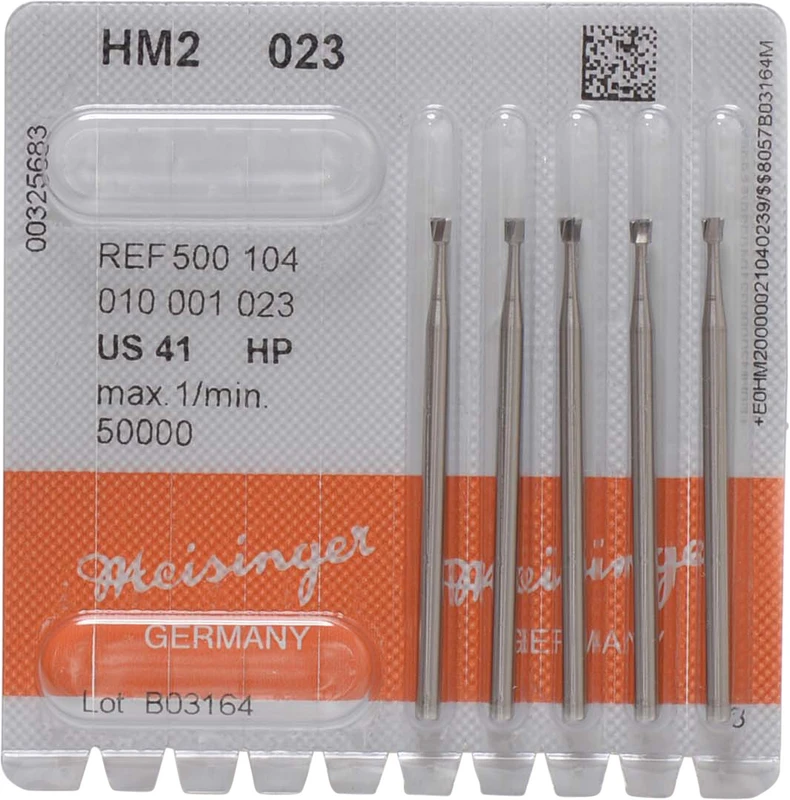 HM-Bohrer 2  Packung  5 Stück HP, Figur 010, 2 mm, ISO 023