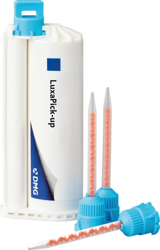 LuxaPick-up  Packung  76 g Kartusche rosa, 15 Automix-Tips blue