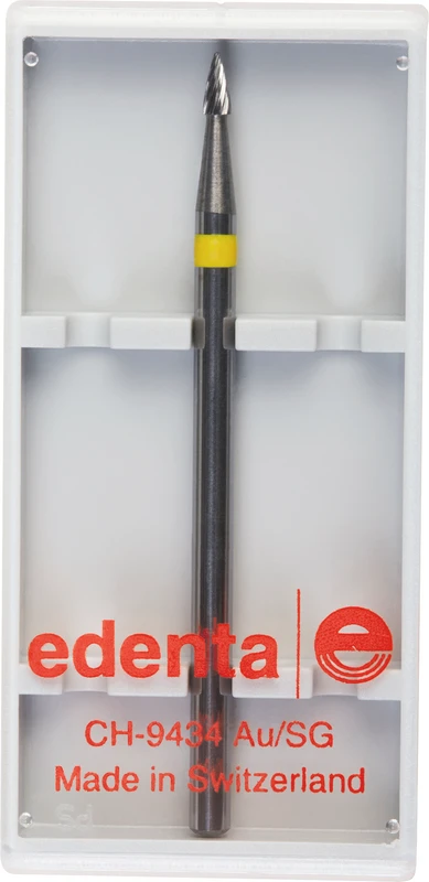 HM-Fräser Schliff 60  Stück  Einfachverzahnung, gelb superfein, HP, Figur 274, 3,5 mm, ISO 016