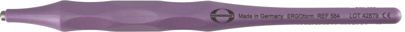 ERGOform Griffe   Stück  135 mm, SS-Gewinde, PEEK Kunststoff, aubergine