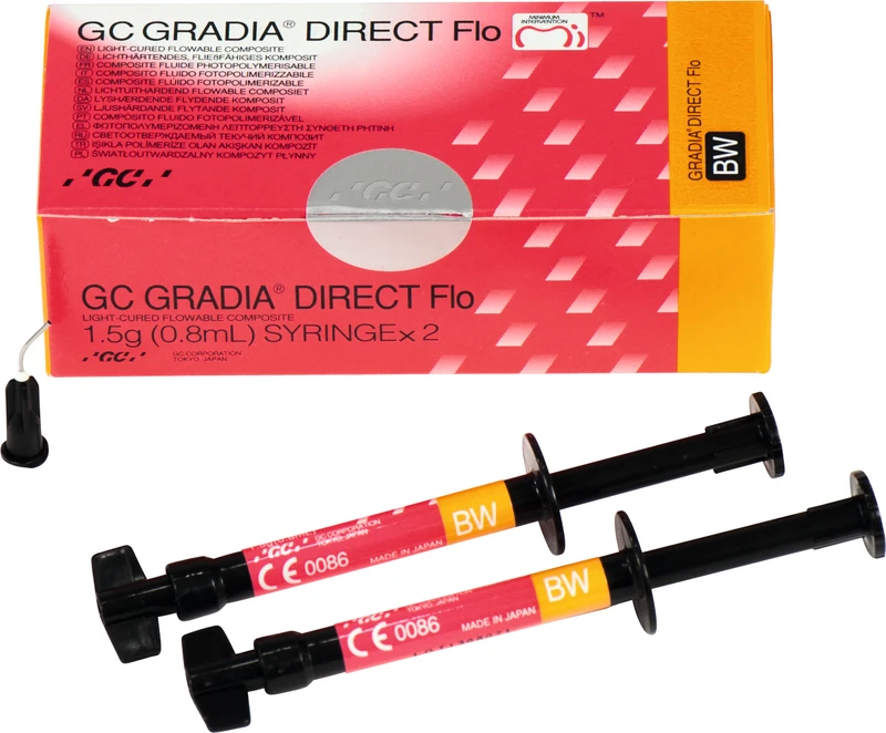 GC GRADIA® DIRECT Flo  Packung  2 x 1,5 g Spritze BW