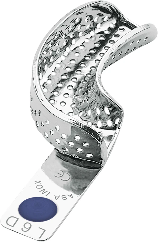 PERMA-LOCK Abformlöffel  Stück  OK links UK rechts partiell, perforiert, blau, 2804-L6D