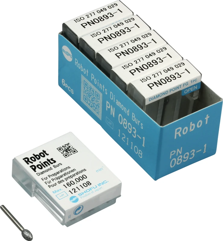 Robot Points FG  Packung  6 Stück FG, Figur Ei, 4,9 mm, ISO 029