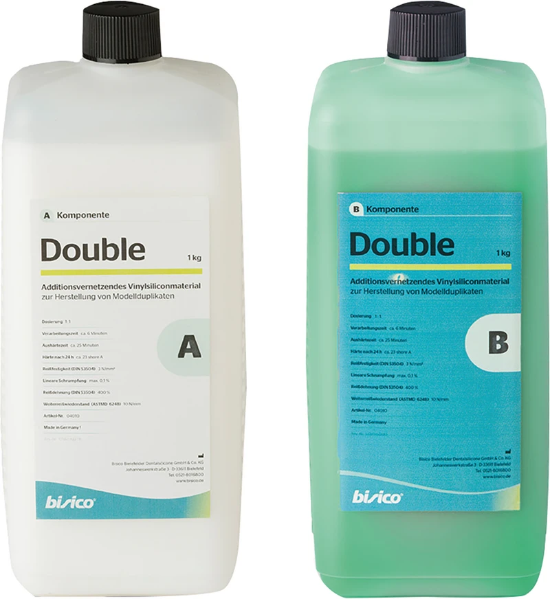 Bisico® Double  Packung  1 kg Flasche A, 1 kg Flasche B, grün