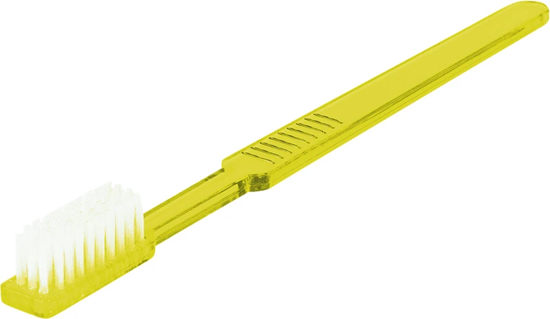 UNIBRUSH Einmal Zahnbürsten  Box  100 Stück gelb