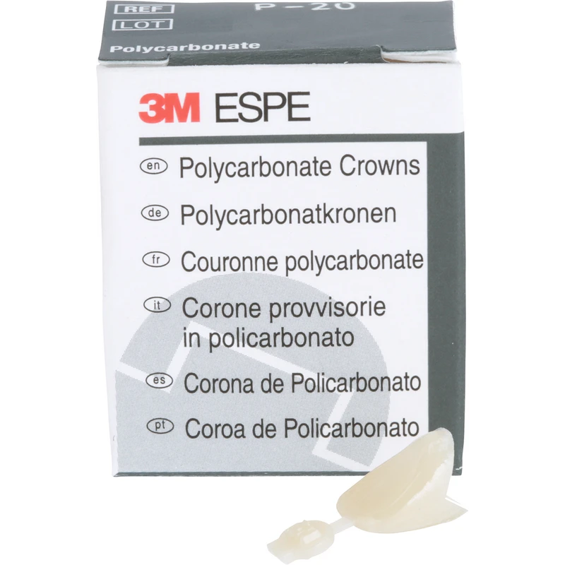 Polycarbonat-Kronen  Packung  5 Stück Nr. 20