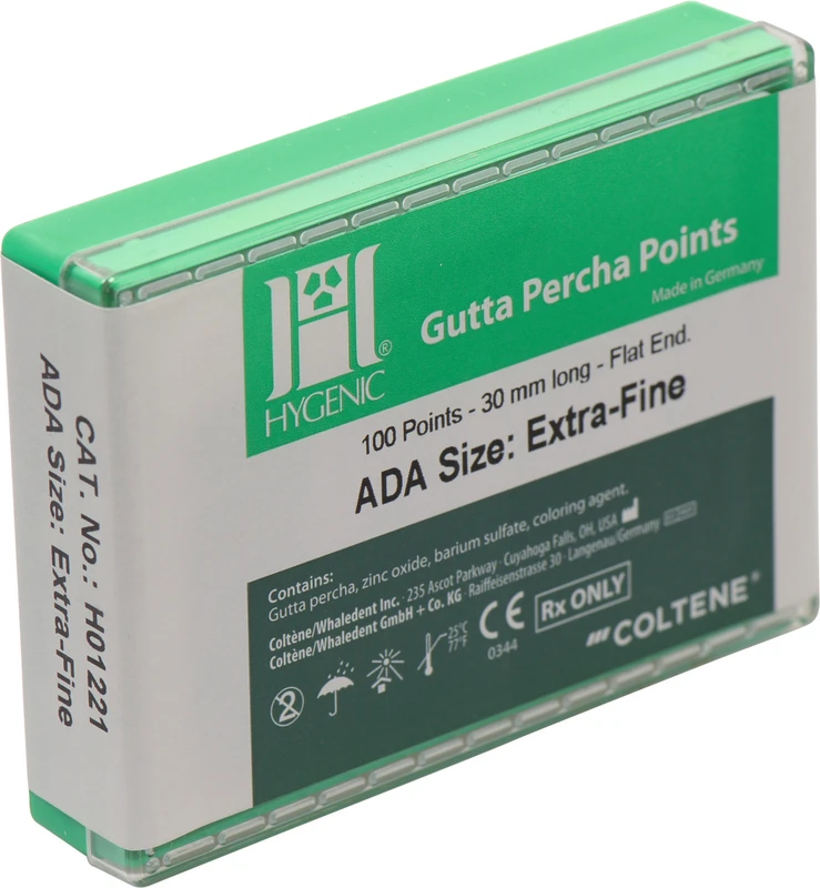 HYGENIC® Guttapercha Spitzen Conventional  Box  100 Stück pink, XF