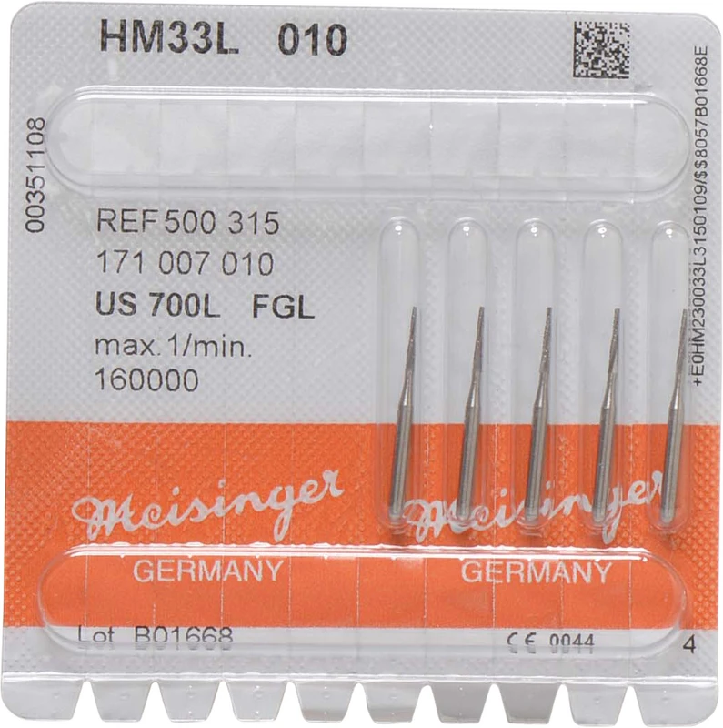 HM-Bohrer 33L  Packung  5 Stück FGL, Figur 171 lang, 6,3 mm, ISO 010