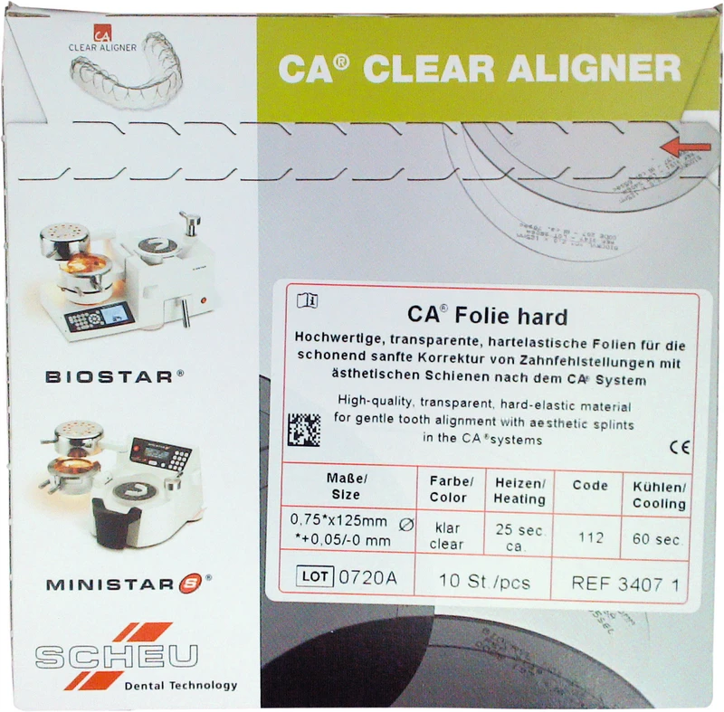 CA® Folie  Packung  10 Stück 0,75 x 125 mm