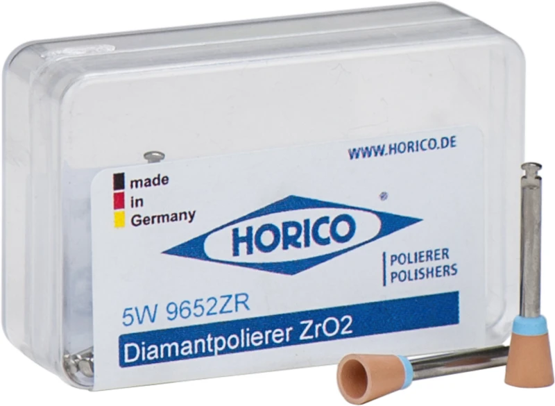 Diamantpolierer 9652  Packung  5 Stück braun, RA, Figur Kelch