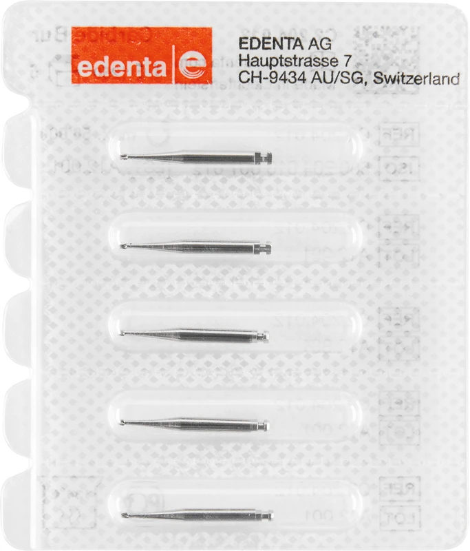 HM-Bohrer C2  Packung  5 Stück RA, Figur 010, 1,2 mm, ISO 012