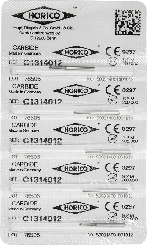 HM-Bohrer C1  Packung  5 Stück FG, Figur 001, ISO 012