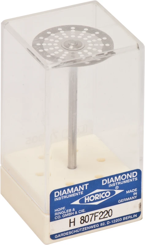 Diamantscheiben 806  Stück  doppelseitig, sehr flexibel, gelb extra fein, HP, Figur 807 F, 0,15 mm, ISO 220