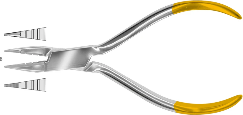 Draht- u. Bogenbiegzange  Stück  HSL 3881-14, 135 mm