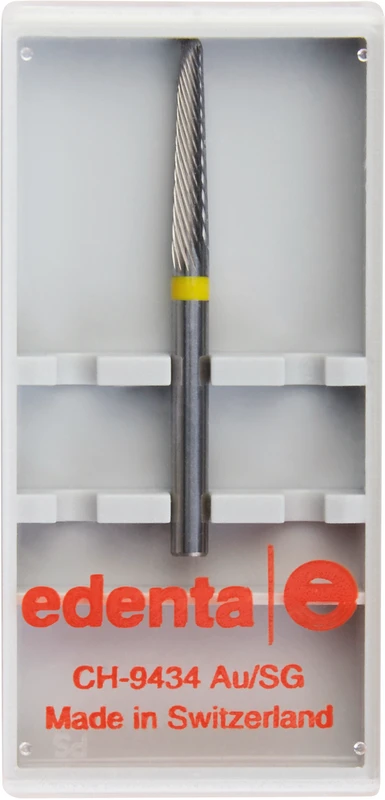 HM Konusfräser 2566F  Stück  Einfachverz., Fasenschliff, gelb superfein, HP, Figur 200, 13 mm, 2°, ISO 023