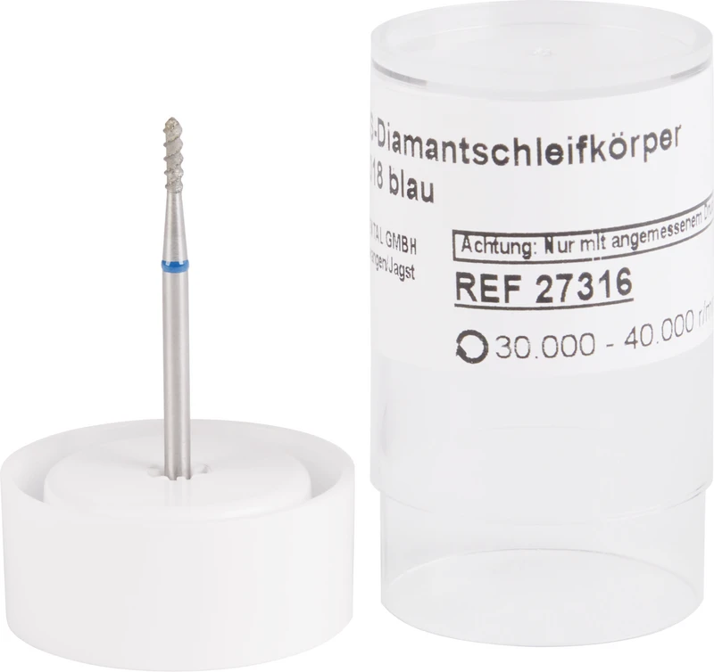 TOPDENT SYNDIA® VDS Longlife  Stück  119-018 HP, blau medium, speziell für Aufbissschienen