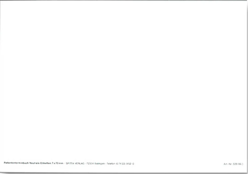 Etiketten ohne Aufdruck   Stück  760 Blatt 7 x 50 mm