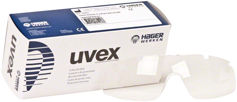 Hager iSpec® Super Lite Fit  Stück  Ersatzscheibe farblos, UV-Bereich 2-1,2