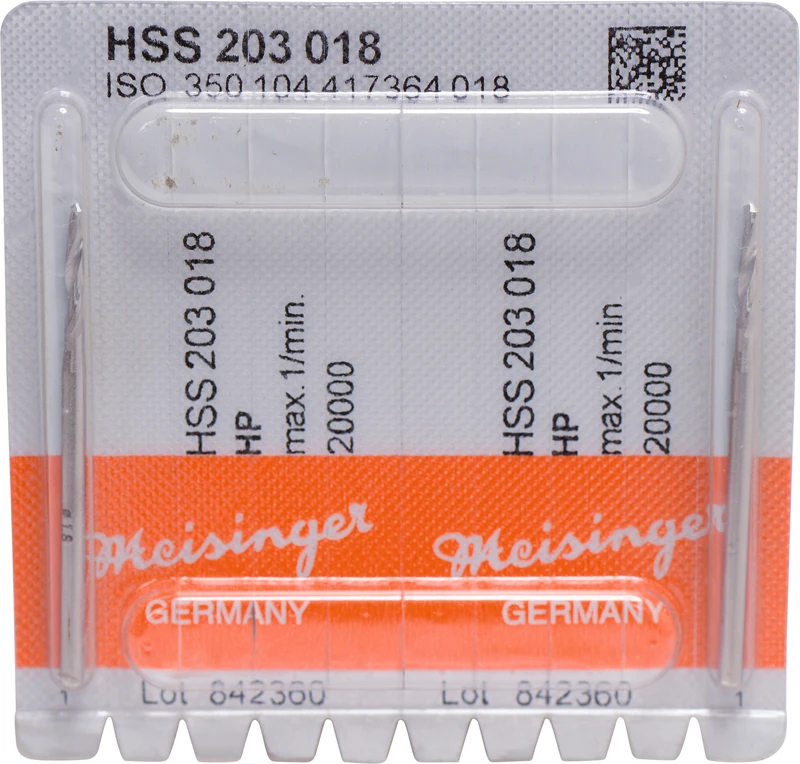 Spiralbohrer HSS 203  Packung  2 Stück HP, Figur 417, 12 mm, ISO 018